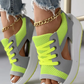 2023 Nove sandale s visokim potplatom u kontrastnim bojama