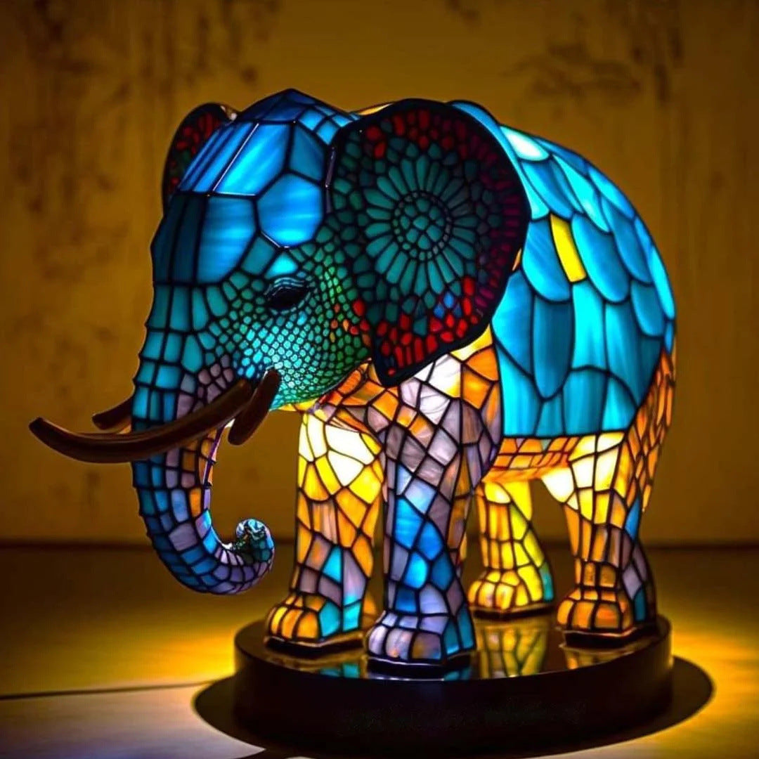 Prekrasna stolna lampa sa životinjama